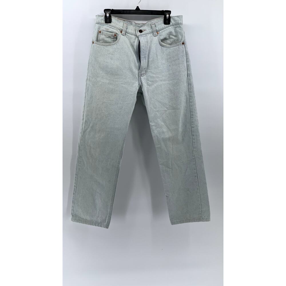 LEVI'S Men's Light Wash Vintage 90'S Straight Leg Regular Fit Jeans SZ 34X30